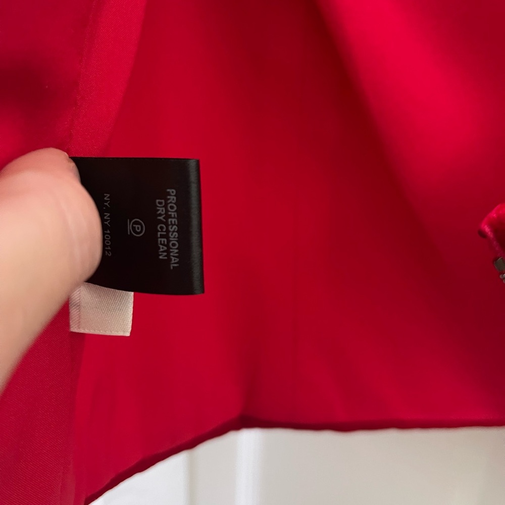 Hellessy Red Bow Strapless Top - Picture 9 of 9